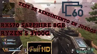 AMD RYZEN 5 3400G | RX570 SAPPHIRE 8GB | TEST OBS