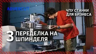 Станки для бизнеса 2022. Модернизация ЧПУ станков Advercut на трехшпиндельные. Бизнес идеи 2020.