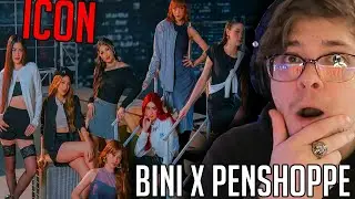 WHO IS BINI?! Reacting to ICON Penshoppe x BINI official launch