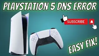 PS5 DNS ERROR - EASY FIX!