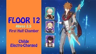 C0 Childe Delusion Electro | Genshin Impact 2.5 Spiral Abyss Floor 12