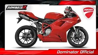 Ducati 848 | Dominator Exhaust Sound