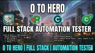 0 to HERO | Become Full Stack Automation Tester | A-Z Roadmap
