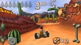 Cro-Mag Rally iPhone/iPad Game GamePlay