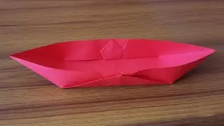 How to Make a Paper Boat | Paper Canoe Making Origami Tutorial