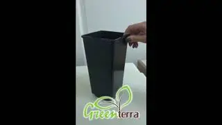 Горшок для рассады квадратный 11*11*21,5 см (2 л)