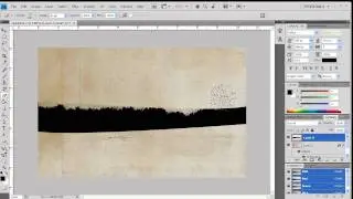 Photoshop Torn Edges Effect With Brushes How To Tutorial