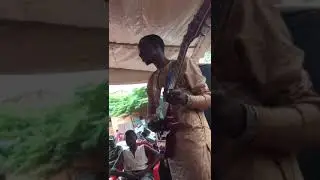 Bounaly playing in a wedding, Bamako, Mali