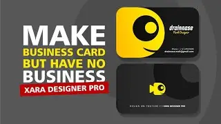 HOW I MAKE BUSINESS CARD - XARA DESIGNER PRO