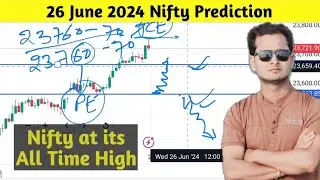 Nifty prediction for tomorrow & nifty analysis for 26 june 2024 | Market anaysis for tomorrow