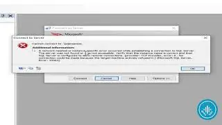 A network-related or instance-specific error occurred while establishing a connection to SQL Server