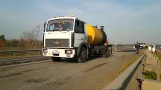 Рабочие Будни Старых работников. Дорожники это Сила .