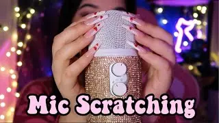 ASMR | One Hour of Mic Scratching at 100% Sensitivity (No Talking) (sometimes my cat interrupts)