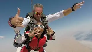 Jumping From The Plane For The First Time