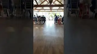 The scene is set for this #weddingceremony at Blithfield Lakeside Barns #Staffordshirewedding