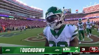 Breece Hall Scores TD & Yells "F**K Y'ALL TALKING ABOUT" vs 49ers 😳 Jets vs 49ers 2024 Highlights