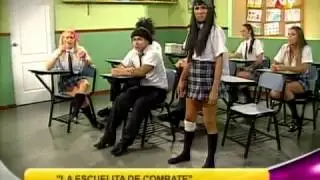 Tutevetv  'Combate' Papa Noel sorprendió a los integrantes del reality juvenil