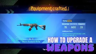 How to Upgrade Gun in Undawn || Garena undawn tips and tricks - 