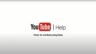 Embed a YouTube Playlist