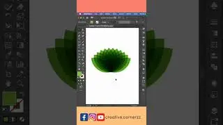 Flower Design in Adobe illustrator #illustrator #flowers #shorts