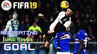 I Recreated RONALDO's Iconic Header Goal 🤯 | Fifa 19 Gameplay #ronaldo