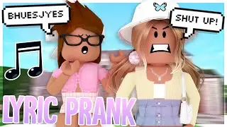 BE HAPPY ROBLOX LYRIC PRANK! || Dixie D'Amelio