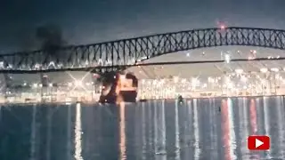 Baltimore Brücke stürzt nach Schiffskollision ein (Video)