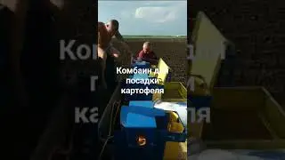 Автоматическая посадка картофеля.