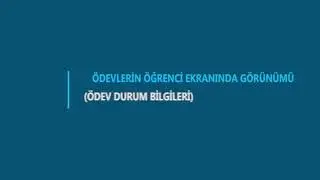 Ödevlerin Öğrenci Ekranında Görünümü