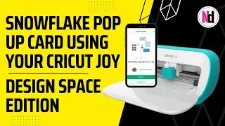 Snowflake Pop Up Card Using Your Cricut Joy | Tutorial | South African Tutorial