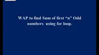 Sum of odd numbers using for loop in C++/Cpp.