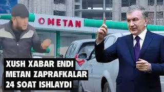 XUSH XABAR ENDI METAN 24 SOAT ISHLAYDI