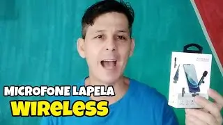 TESTANDO MICROFONE LAPELA SEM FIO DA CHINA - DECEPÇÃO !