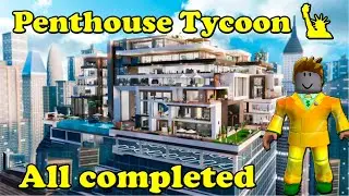 Penthouse Tycoon 🗽All completed Roblox Golden Builder
