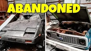Cars left behind at this Abandoned Mechanic Garage