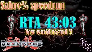 Vengeful Guardian Moonrider - Sabre% Glitchless speedrun RTA 43:03 (New World Record / No death)