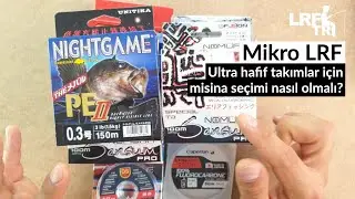 LRF Line Selection: Things to consider when choosing LRF line for lures under 30mm.