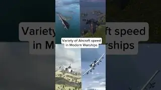 Variety of Aircraft Speed in Modern Warships