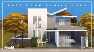 Base Game Family Home | No CC | Sims 4 stop motion build