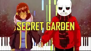 Secret Garden - Flowerfell AU song by EmpathP [Synthesia Piano Tutorial]