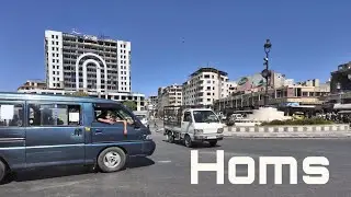 Homs City (Syria), 4k Morning Walk |مدينة حمص