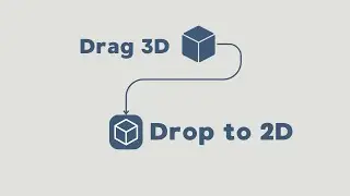 Drag 3D and Drop to 2D in Unity