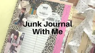 Junk Journal With Me | Easy Page Spread | The Rebookery