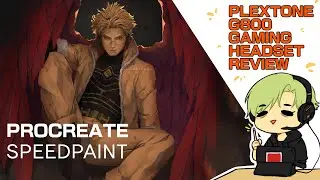 Plextone G800 x Procreate Speedpaint (Hawks)