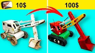 Restoration of the toy excavator of the USSR