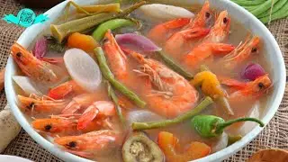 Delicious Sinigang na Hipon: Filipino Sour Tamarind Shrimp Soup by Foxy Folksy
