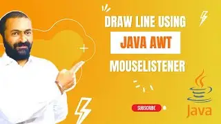 Drawing line on Frame using Java AWT and MouseListener