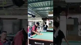 Actual racking of Sir OER💪🔥😁& updating the score...BORAK!, este break😅#siroer#billiards#ClusterMeet