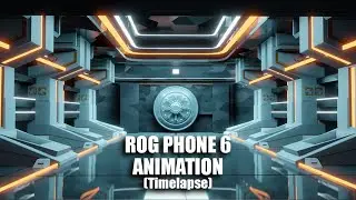 How I Created an animated video for ROG phone 6 in blender (timelapse)