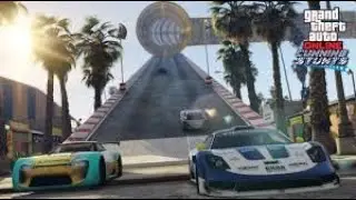 Custom Track Race in GTA 5 Online | No Copyright Gameplay #6